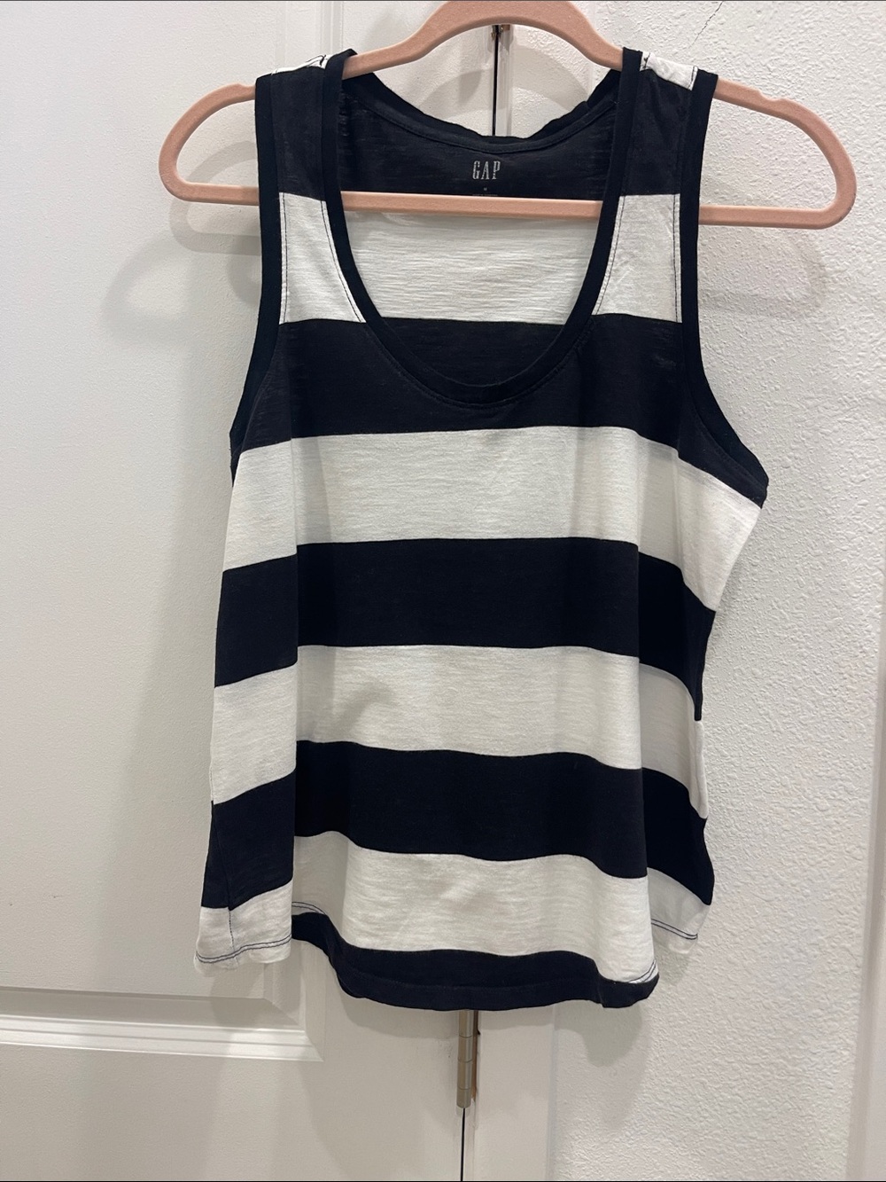 GAP Black & White Horizontal Stripe Tank